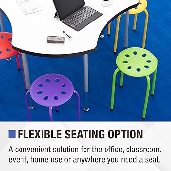 Amazon.com: Norwood Commercial Furniture Stacking Stools for